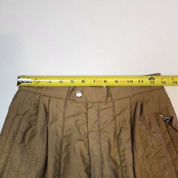 Vintage Bogner 1990s Beige Tan High Waisted Ski Snow Pants Luxury Outerwear - Picture 10 of 13